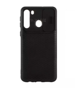 قاب محافظ با درپوش کشویی لنز سامسونگ Lens protector Case Samsung Galaxy A21
