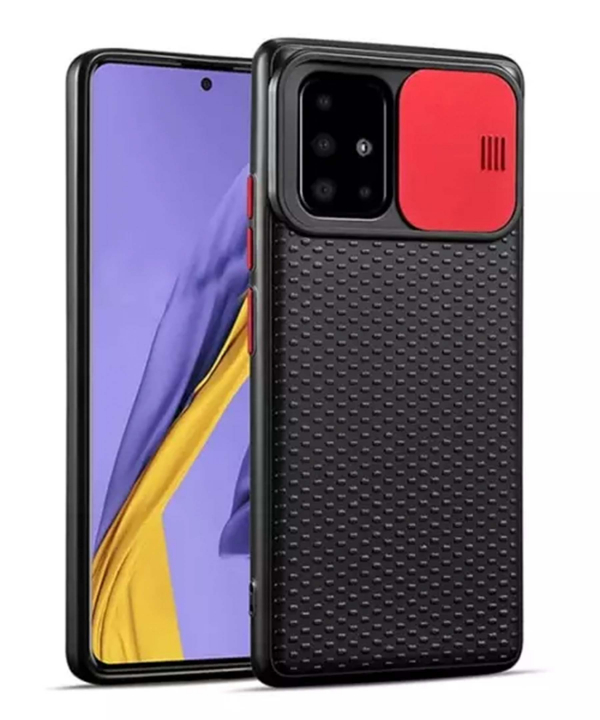 قاب محافظ با درپوش کشویی لنز سامسونگ Lens protector Case Samsung Galaxy A51