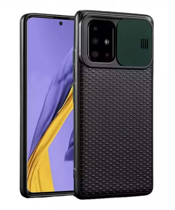 قاب محافظ با درپوش کشویی لنز سامسونگ Lens protector Case Samsung Galaxy A51