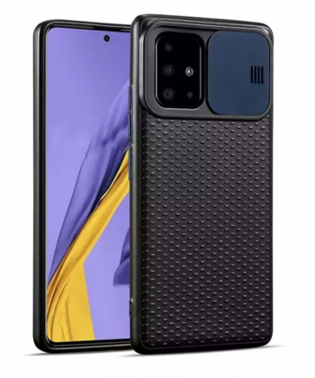 قاب محافظ با درپوش کشویی لنز سامسونگ Lens protector Case Samsung Galaxy A51