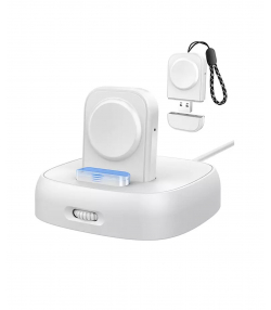 پایه شارژ بی سیم اپل واچ آها استایل Ahastyle PT143 for Apple Watch 2 in 1 Magnetic Wireless Charger