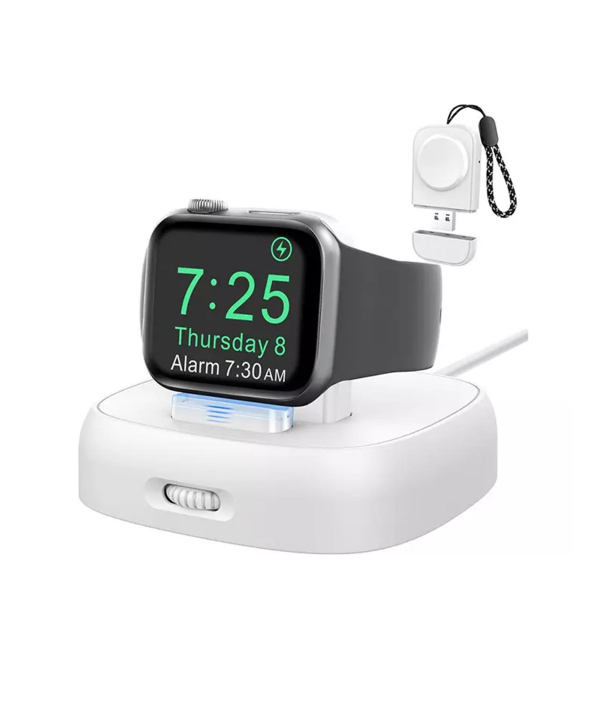 پایه شارژ بی سیم اپل واچ آها استایل Ahastyle PT143 for Apple Watch 2 in 1 Magnetic Wireless Charger