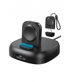 پایه شارژ بی سیم اپل واچ آها استایل Ahastyle PT143 for Apple Watch 2 in 1 Magnetic Wireless Charger