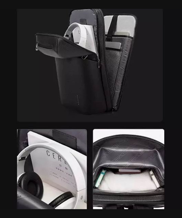 کوله لپ تاپ 15.6 اینچ مسافرتی چرم بنج Bange BG-6625 Leather 15.6? laptop Backpack