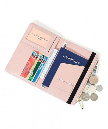 کیف پاسپورت و مدارک کش دار TAOMICMIC Y8644 PU Leather Passport Holder Wallet