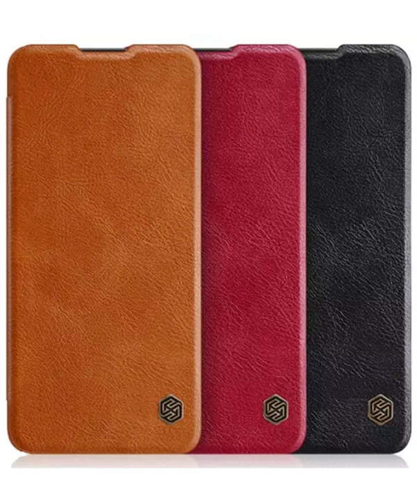 کیف چرمی نیلکین وان پلاس Nillkin Qin Leather Case OnePlus 9 (Asia Pacific version IN/CN)