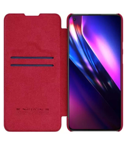 کیف چرمی نیلکین وان پلاس Nillkin Qin Leather Case OnePlus 9 (Asia Pacific version IN/CN)