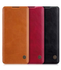 کیف چرمی نیلکین وان پلاس Nillkin Qin Leather Case OnePlus 8 Pro
