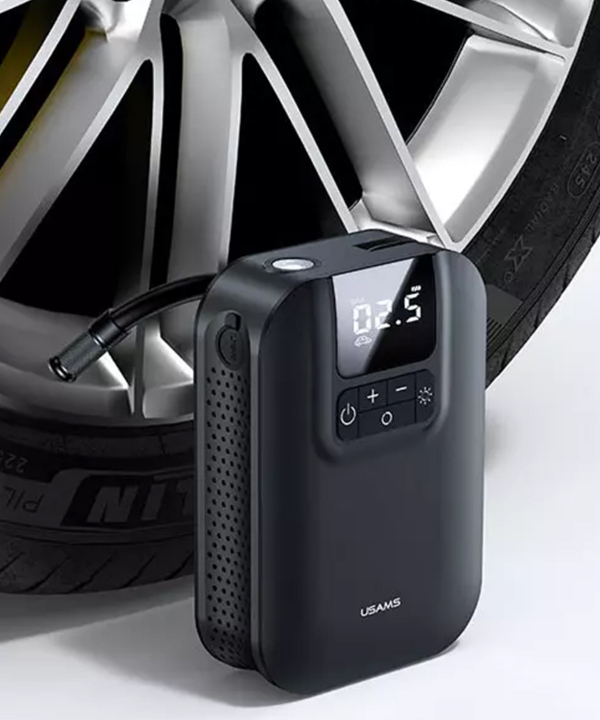 پمپ باد شارژی قابل حمل یوسامز USAMS US-ZB215 Mini Car Air Pump
