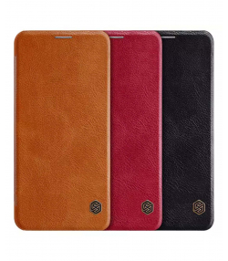 کیف چرمی نیلکین ال جی Nillkin Qin leather case LG G8 ThinQ