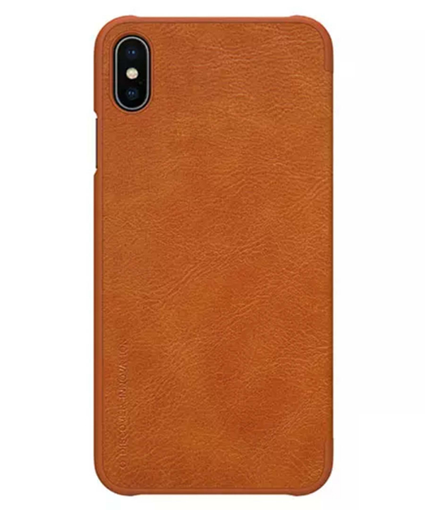 کیف چرمی نیلکین آیفون Nillkin Qin Leather Case iPhone XS Max
