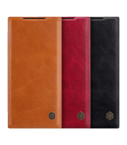 کیف چرمی نیلکین سامسونگ Nillkin Qin Leather Case Samsung Galaxy Note 20 Ultra
