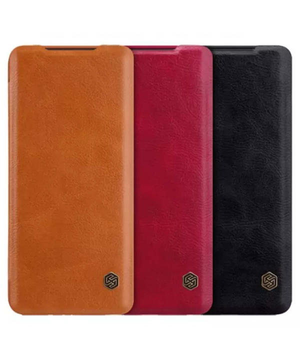 کیف چرمی نیلکین سامسونگ Nillkin Qin Leather Case Samsung S21 Plus