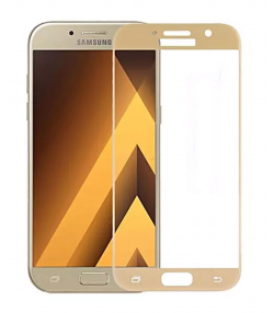 محافظ صفحه نمایش شیشه ای تمام چسب سامسونگ Full Glass Screen Protector Samsung Galaxy A7 2017