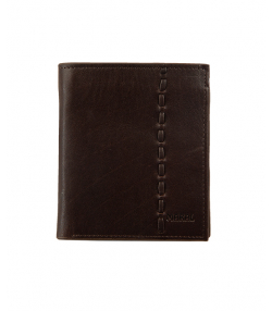 کیف پول جیبی مردانه مارال چرم Maral Leather مدل رستاک- قهوه ای تیره