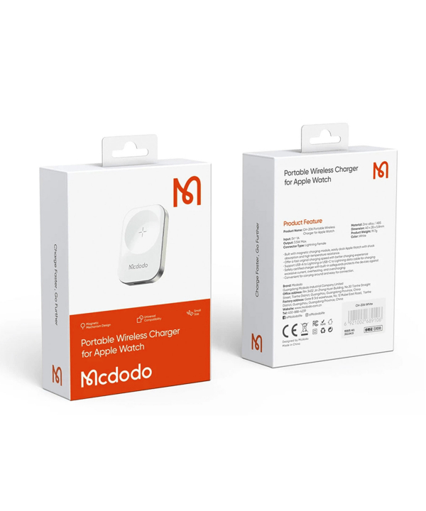 شارژر مغناطیسی اپل واچ مک دودو Mcdodo Wirless Charger Apple Watch CH-2060