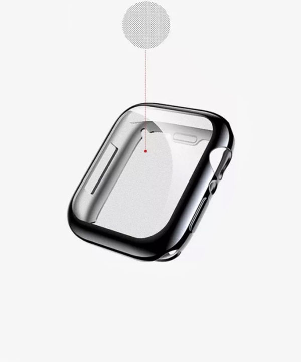 قاب و گلس اپل واچ 40 میلی‌متری سری 4 یوسامز USAMS US-BH485 Full Protector Apple Watch 40 MM