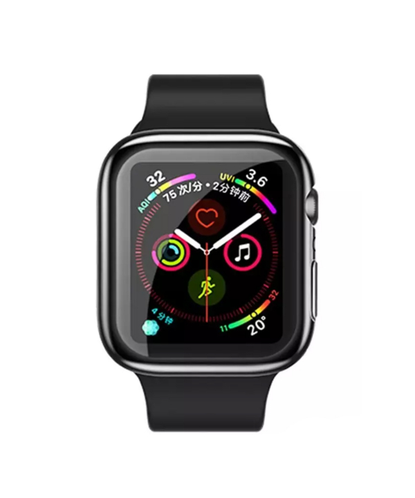 قاب و گلس اپل واچ 40 میلی‌متری سری 4 یوسامز USAMS US-BH485 Full Protector Apple Watch 40 MM