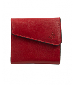 کیف پول کوچک زنانه مارال چرم Maral Leather مدل آوا- قرمز