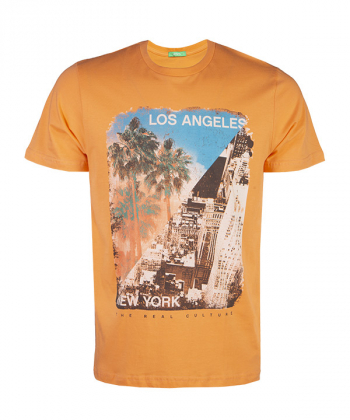 تیشرت مردانه چاپی آر ان اس RNS مدل Los Angeles
