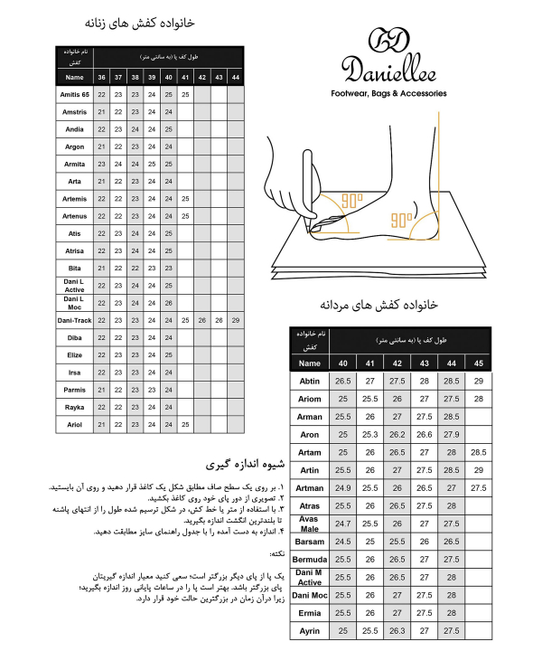 کفش چرم طبیعی مردانه دنیلی Daniellee مدل Ariom