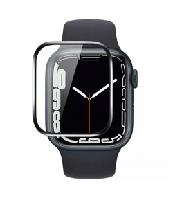 محافظ صفحه نمایش اپل واچ 41 میلی متری سری 7 کوتتسی Coteetci iWatch7 frame full Glue tempered glass 24002-41