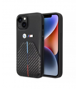 قاب فیبر کربن و چرم آیفون 14 پلاس طرح بی ام و ام3 CG Mobile iphone 14 Plus BMW M3 Carbon Fiber & Leather Case