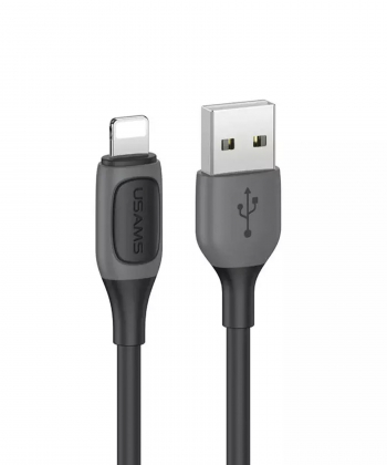 کابل شارژ سریع یواس بی به لایتنینگ 2.4 آمپر یک متری یوسامز Usams Us-SJ595 Cable Lighting 2.4A Charging & Data Cable 1M