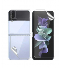 گلس و برچسب نانو سامسونگ گلکسی زد فیلیپ 4 Samsung Galaxy Z Flip 4 Unbreakable Membrane Full Cover Side Film