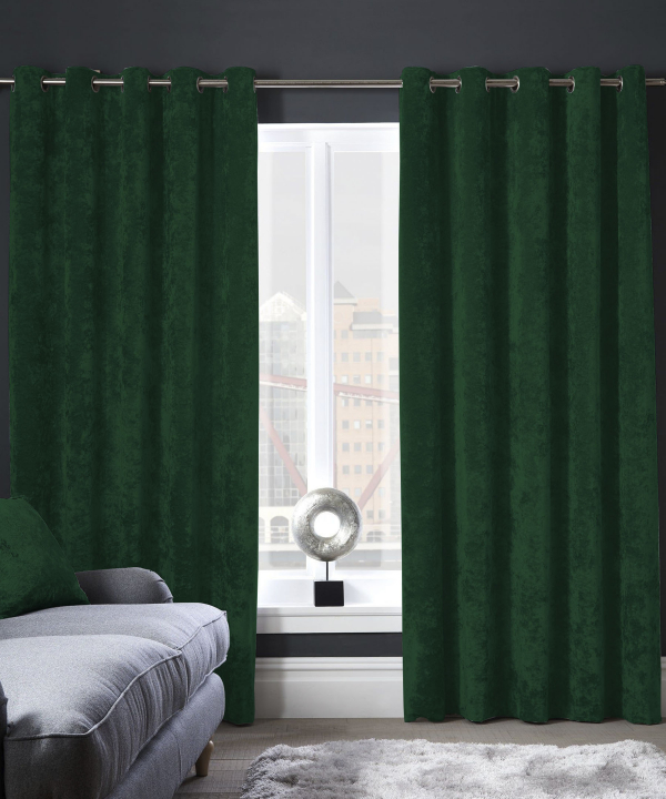 پرده پانچی مخمل پتینه براق ساتریکا Satrika ابعاد 2.80x140