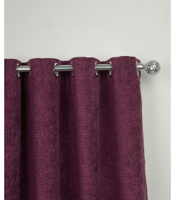 پرده پانچی مخمل بافت دار ساتریکا Satrika ابعاد 2.80x140