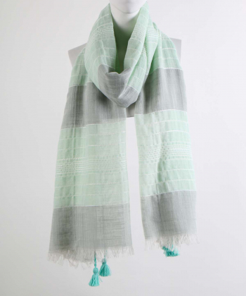 شال لینن زنانه نوولاشال Novella Shawl کد 55065