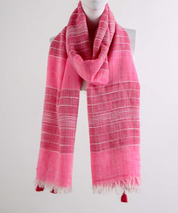 شال لینن زنانه نوولاشال Novella Shawl کد 55065