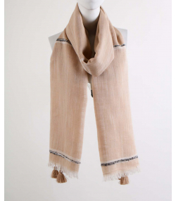 شال لینن زنانه نوولاشال Novella Shawl کد 55063