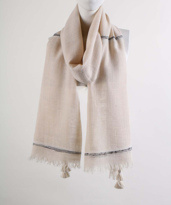 شال لینن زنانه نوولاشال Novella Shawl کد 55063