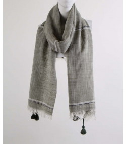 شال لینن زنانه نوولاشال Novella Shawl کد 55063