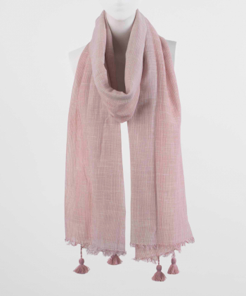 شال لینن زنانه نوولاشال Novella Shawl کد 55091