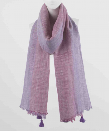 شال لینن زنانه نوولاشال Novella Shawl کد 55091