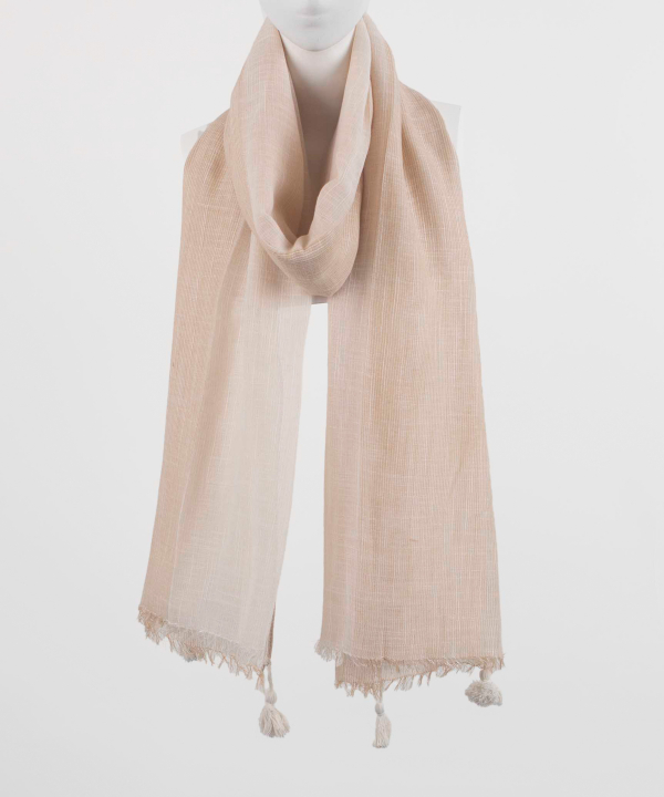 شال لینن زنانه نوولاشال Novella Shawl کد 55091