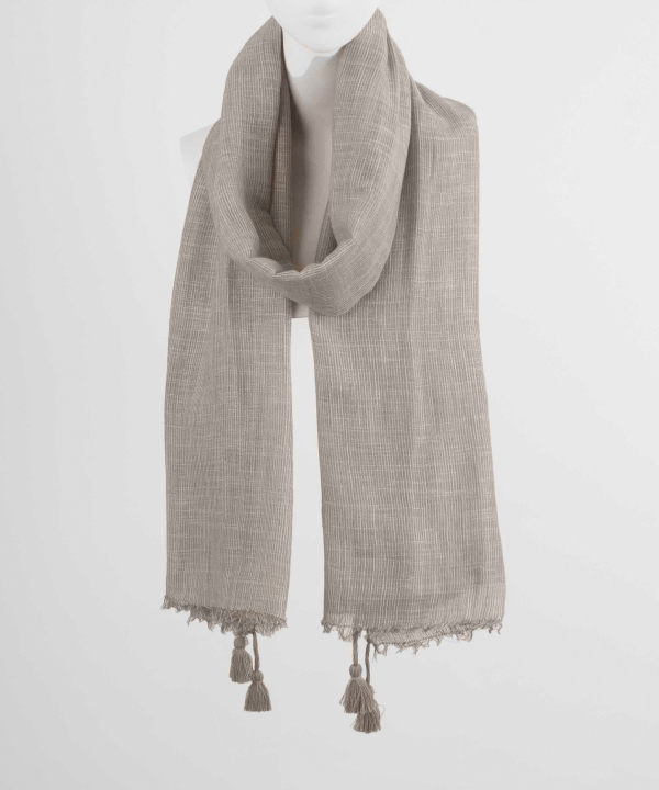 شال لینن زنانه نوولاشال Novella Shawl کد 55094