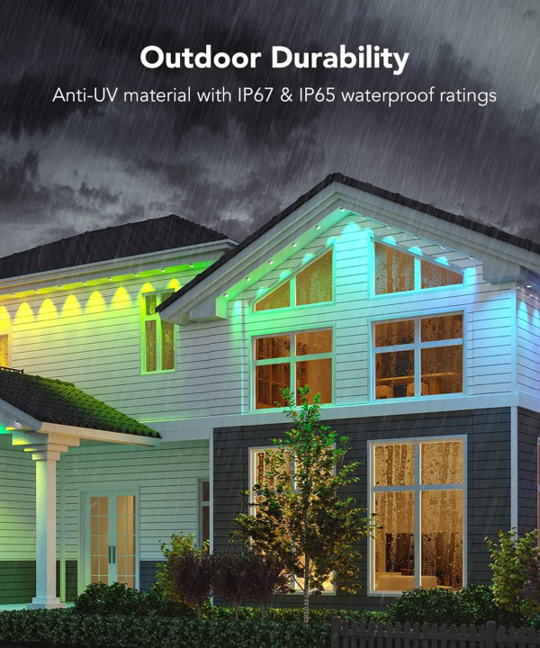 ریسه هوشمند فضای باز 30 متری گووی Govee مدل Govee Permanent Outdoor Lights 100ft H705A