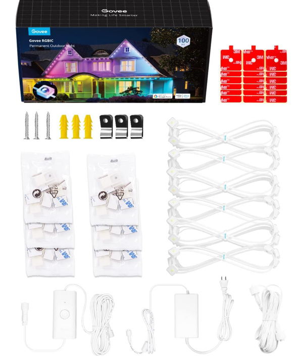 ریسه هوشمند فضای باز 30 متری گووی Govee مدل Govee Permanent Outdoor Lights 100ft H705A