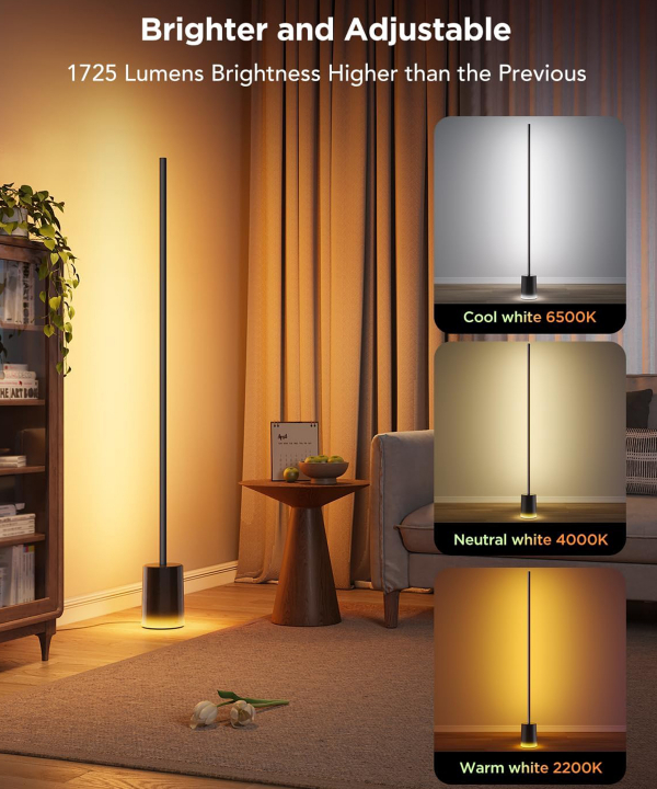 چراغ هوشمند گووی Govee مدل Govee RGBICWW Floor Lamp 2 H607C