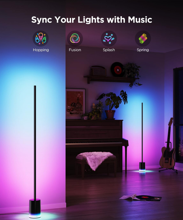 چراغ هوشمند گووی Govee مدل Govee RGBICWW Floor Lamp 2 H607C