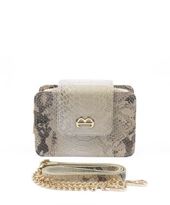 کیف دوشی چرم طبیعی زنانه منط مدل F122