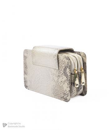 کیف دوشی چرم طبیعی زنانه منط مدل F122