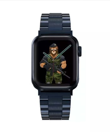 بند فلزی اپل‎ واچ 42 و 44 میلی متر گرین Green Apple Watch 42/44mm Metallic Grande Strap