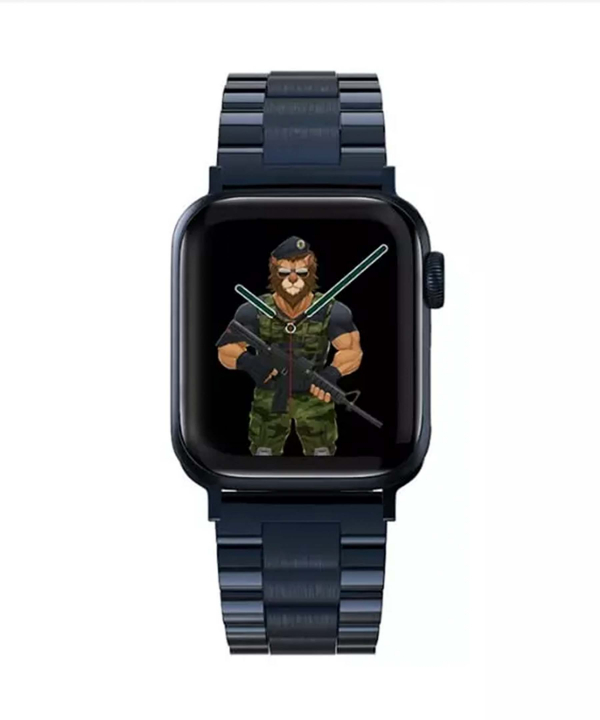 بند فلزی اپل‎ واچ 42 و 44 میلی متر گرین Green Apple Watch 42/44mm Metallic Grande Strap