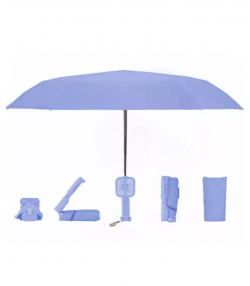 چتر بارانی و آفتابی دارای مینی پنکه شارژی Mini Fan Umbrella Product ST-200