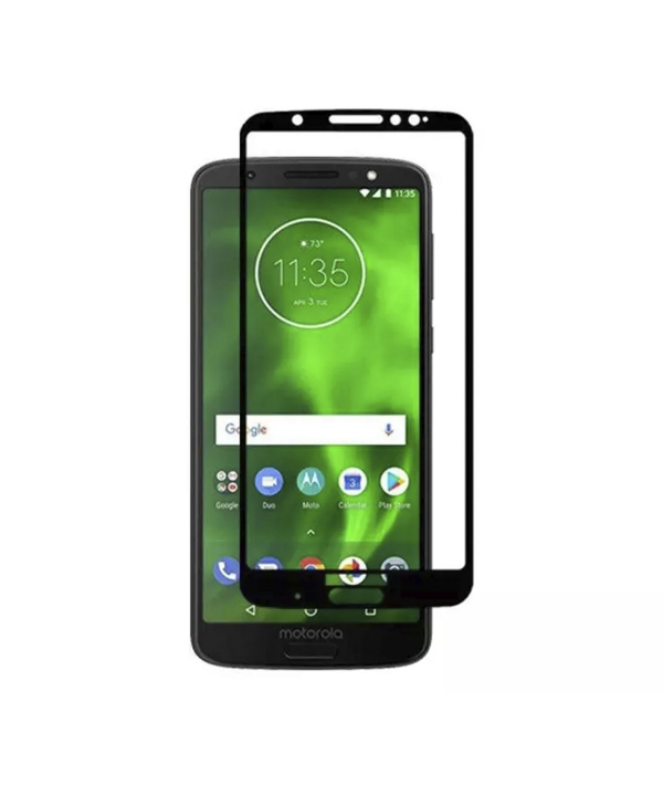 محافظ صفحه نمایش شیشه‌ای موتورولا Mletubl Full Glass Motorola Moto G6 Plus